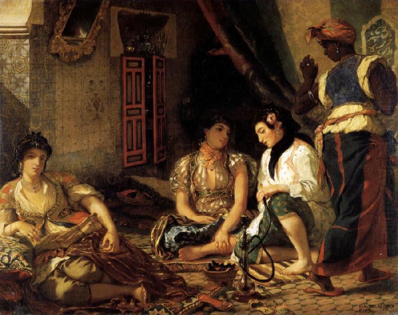 Women of Algiers, Eugene Delacroix